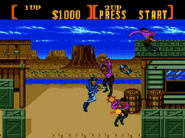 Sunset Riders (Europe) screen shot game playing